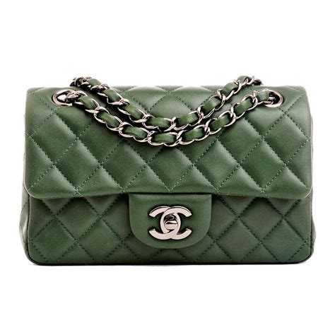 chanel green mini